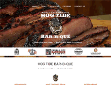 Tablet Screenshot of hogtidebbq.com